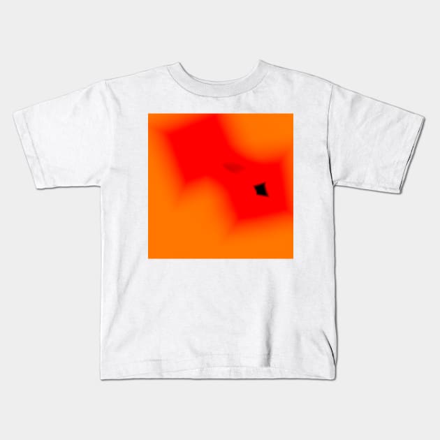 red yellow orange abstract texture Kids T-Shirt by Artistic_st